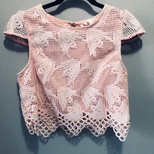 Cropped designed blouse